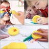 Yellow Round Painting Sponge, 30 Pieces 7.5 cm Round Sponge