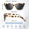 Epavouos Reading Sunglasses for Women Oversized Lenses Blue Light Blocking