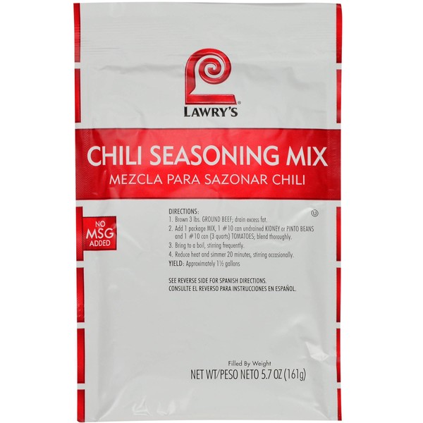Lawry's Chili Seasoning Mix, 5.7 oz