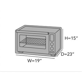 Covermates Keepsakes – Toaster Cover – Dust Protection - Stain Resistant - Washable – Appliance Cover, Cream