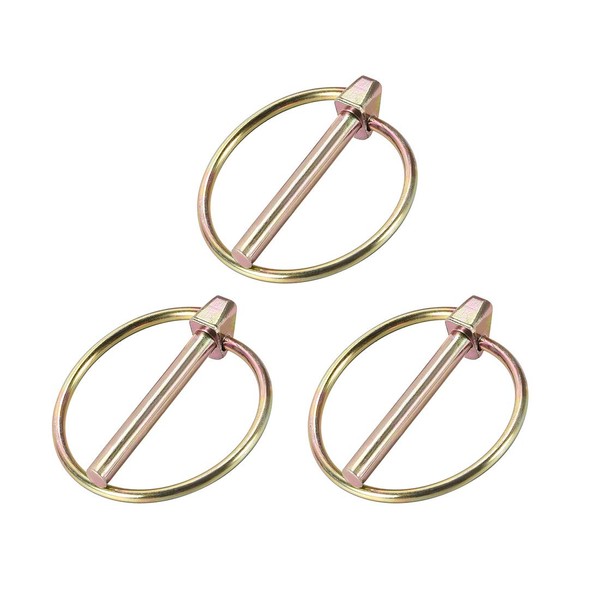 sourcing map Linch Pin with Ring - 4.5mm x 36mm