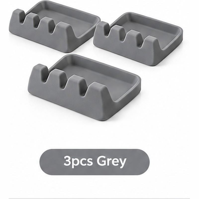 Silicone Utensil Rest for Spoons, Forks & Spatulas – Non-Slip