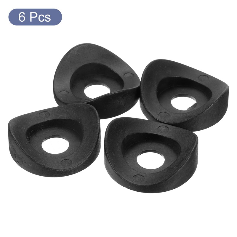 sourcing map 6Pcs Plastic Round Washers, 14mm x 50mm x