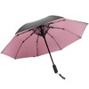 Portable Umbrella with Fan 8 Fiberglass Ribs Windproof Umbrella for