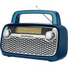 Studebaker SB2006BL Bluetooth AM/FM Portable Radio Rechargeable (Blue) [New ]
