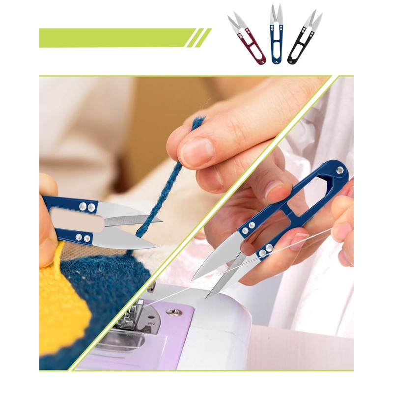 UCEC 3 Blue Thread Snips, Thread Cutter, Sharp & Easy