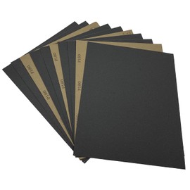AutKerige 9 x 11 Inch Sanding Sheets， 180 Grit Wet Dry Sandpaper，10PCS Premium Silicon Carbide Sand Paper for Wood Metal Ceramic or Auto Polishing and Scratches Removing