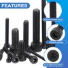 PATIKIL M5 x 25mm Hex Socket Head Screws Cap Bolt,