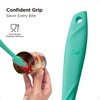 Kitchen Mama WaltzGrip Platinum Silicone Jar and Can Spatula Utensil