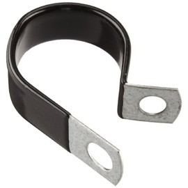 KMC Stampings COV Series Steel Loop Hose Clamp, Vinyl Coated, 1-1/4" Clamp ID, 3/4" Band Width, 3/64"Band Thickness, Pack Of 25