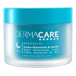 DERMACARE Crema Facial Regeneradora Nocturna con HT10 Complex | Ácido Hialurónico, Colágeno y Vitamina E | Con Bakuchiol y Niacinamida | Textura Ligera | Para Todo Tipo de Piel | 100 ml