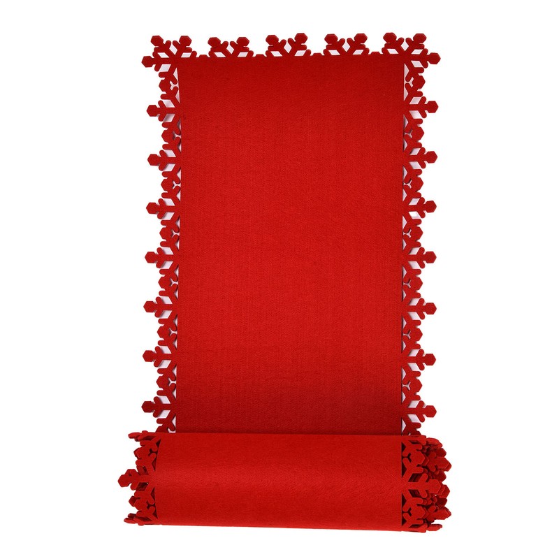 Christmas Table Runner Placemat Heat Protection Water Absorption Felt Table
