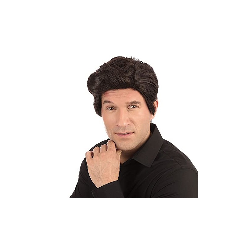 Bristol Novelty BW698 Used Car Salesman Wig Dark Brown, One