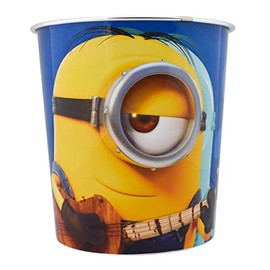 Fun Kids 1594-686W Basurero con Diseño Minions, Para Niños