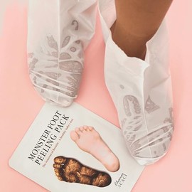 Monster Foot Peeling Pack (5 piezas) Mascarilla exfoliante de pies Chamos Acaci