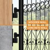 Wall Mount Gate Hinges with 5/8" Hinge Pin, Heavy Duty