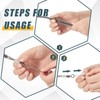 Gisafai 2 Pcs 3/4 in Wire Pulling Grip Mesh Metal