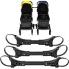 3pcs Baby Stroller Connector Twin Stroller Connector Cart Link Snap
