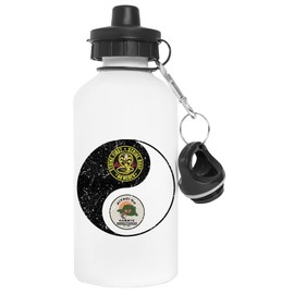 Miyagi-Do Cobra Kai Yin-Yang Water Bottle White Aluminium Reusable Water Bottle White Reusable