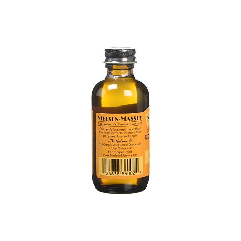 Nielsen-Massey Pure Orange Extract 60 ml (Pack of 2)
