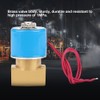 2 Way G1/4" Direct Acting Brass N/C KSD Solenoid Valve