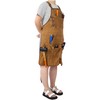 LJLB Heavy Duty Waxed Canvas Tool Apron with Adjustable Fit,