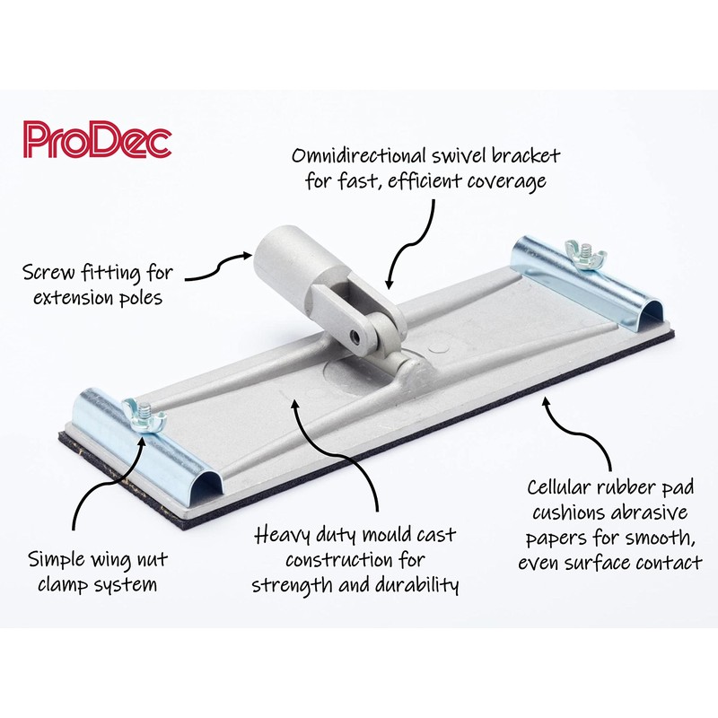 ProDec 360 Degree Heavy Duty Swivel Pole Sander Head For
