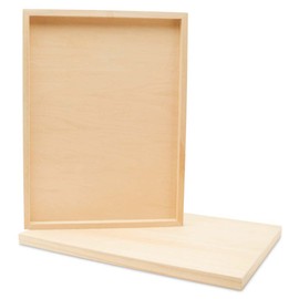 Large Birch Painting Panel 16 x 20 x 3/4-inch Wood Canvas Boards for Painting, Blank Signs for Crafts, by Woodpeckers