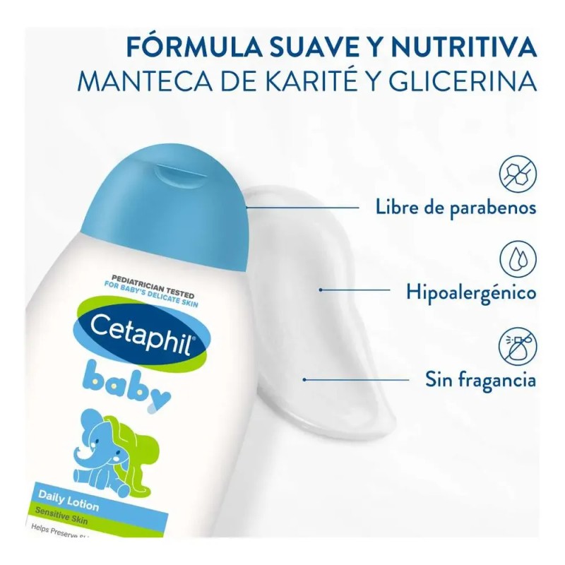 Loción Hidratante Baby 300 mL Cetaphil