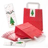 Logbuch-Verlag 10 Gift Bags Christmas Packaging Bags for Filling Children