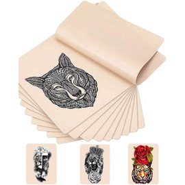 10 Pcs Blank Tattoo Practice Skin - Double Sided 8x6in Microblading Eyebrow Kit for Beginners and Experienced Artists (10pcs)