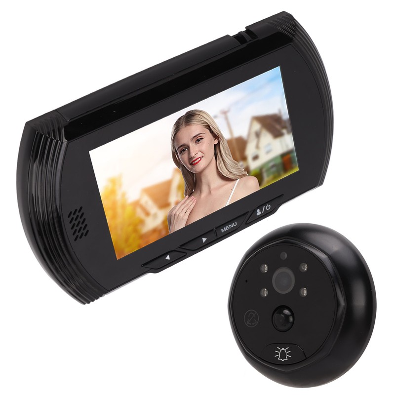 2MP 1080P Digital Door Viewer Peephole Camera 4.5in LCD Display