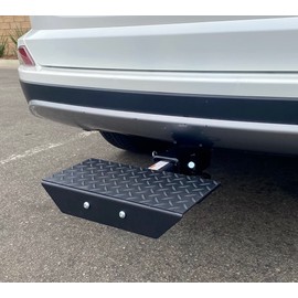 MaxxHaul 50609 Steel Hitch Step for 2 inch Hitch Receiver For SUV Pick Up Truck Flatbed RV Camper With Anti Slip Step