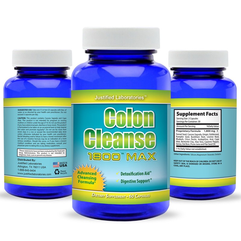Super Colon Cleanse 1800 60 Capsules
