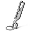 TISUR Titanium Keychain Clip, Belt Loop Clip, Bottle Opener Carabiner,