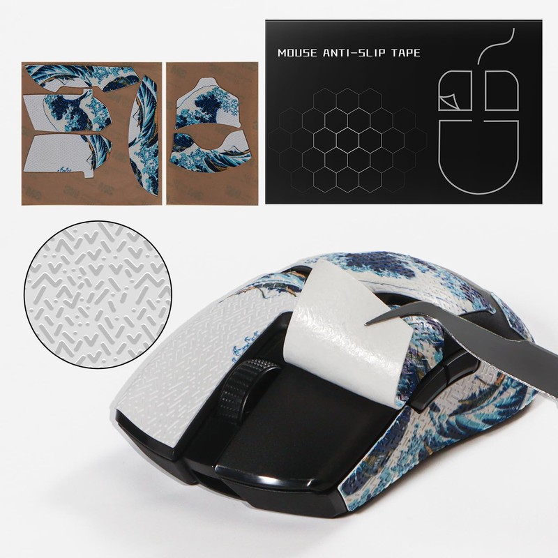 IMMOENUC Mouse Grip Tape Applicable Viper V2 Pro Wireless Mouse