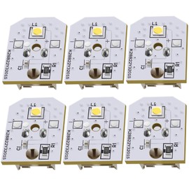New Upgraded WR55X11132 WR55X25754 Refrigerator Light Refrigerator led Light Assembly Replacement wr55x30602 wr55x26486 eap12172918 4590213 ap6261806 Without Cover 6PCS