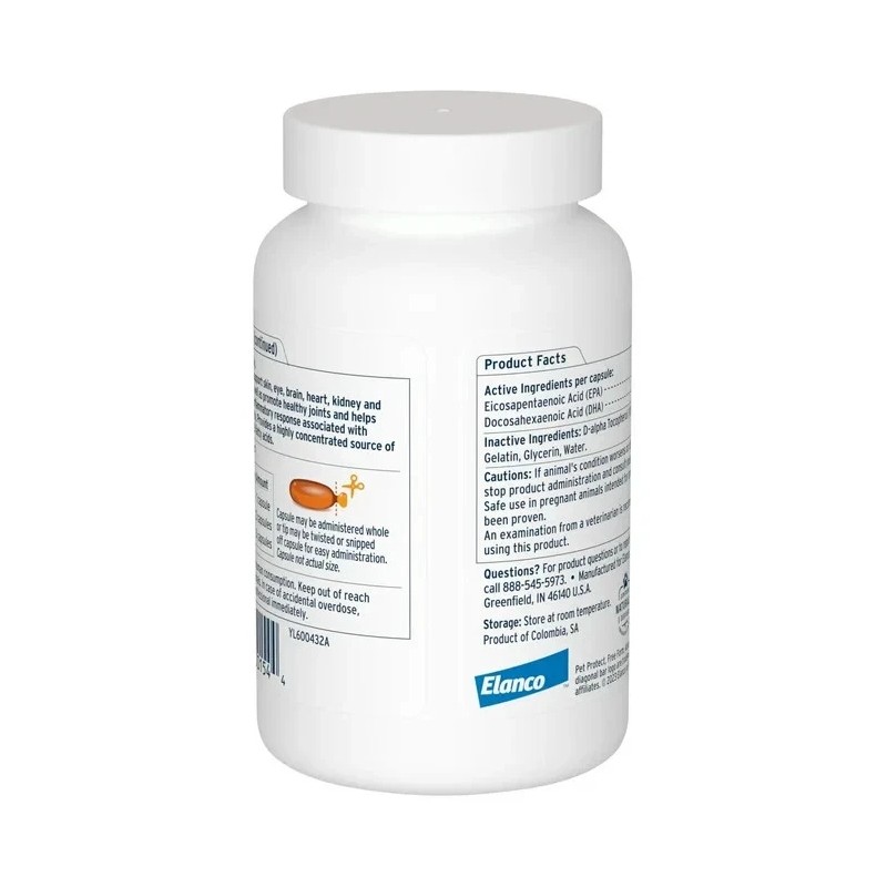 Pet Protect Omega 3 Supplement for M/L Dogs, 60 Snip