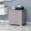 LJLB Keeps Laundry Organized with Modern Design Bathroom Cabinet, Flip