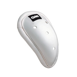 Gunn & Moore GM Cricket Anatomically Shaped Abdo Abdominal Guard / Box, Hard Cup For Maximum Protection, Essential Equipment, Light Weight & Durable, Size Junior,White
