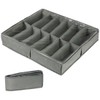 GJIE Under Bed Shoe Storage Organiser, Folding Under Bed Shoe