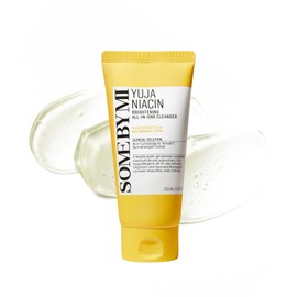SOME BY MI Yuja Niacin Brightening All in One Cleanser - 3.38Oz, 100ml - Mild Daily Face Wash for Dull-Looking Skin - Low pH Formula with No Irritation - Pore and Sebum Care - Korean Skin Care