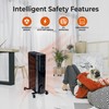 Comfort Zone 1500W Oil-Filled Radiator Heater – Portable Electric Space