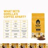 Gorilla's Coffee 100% Arabica - Dark Roast Ground Coffee, Fair