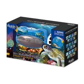Kenisy Sea Creature 3D Viewer with 21 Images with High Definition 21 Images, Viewfinder for Kids & Adults, Science STEM Educational Classic Slide 3D Reel Viewer, Retro Vintage Toys