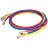 3Pcs AC Charging Hose Detection Liquid Filling Refrigerant Pipe 3Colour