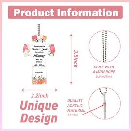 Christian Cross Keychain for Women,Ephesuns 4:2 Be Completely Humble Religious Scripture Cross Key Chain for Men,Bible Verse Keychain Gifts Idea for Christian