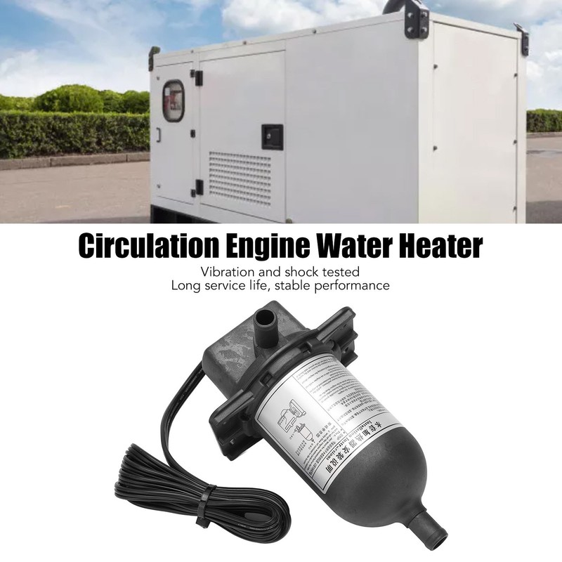 Engine Water Jacket Heater Self Circulating Diesel Generator Thermostat Coolant