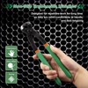 SPEEDWOX 9-Inch Ear Clamp Pliers with Front & Side Crimp