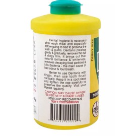DENTONIC TOOTH POWDER 180 Gram (PACK OF 2) GERMAN FORMULA Shipping FROM USA